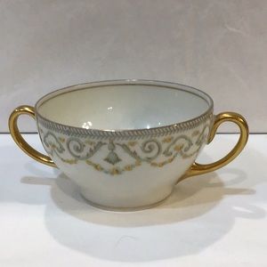 Limoges Elite two handled bouillon or soup cup bowl